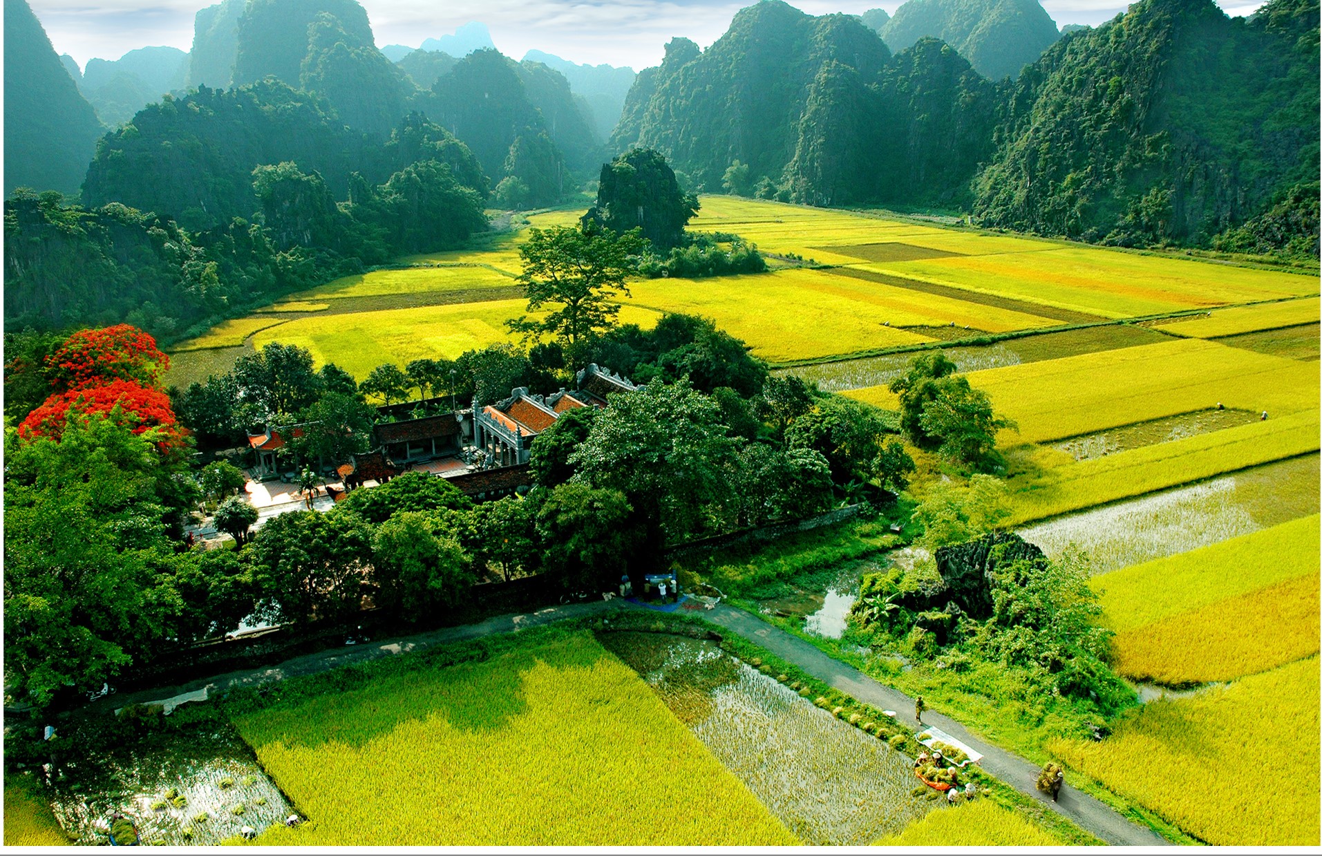 Đền Thái Vi- đôi nét yếu tố địa tâm linh